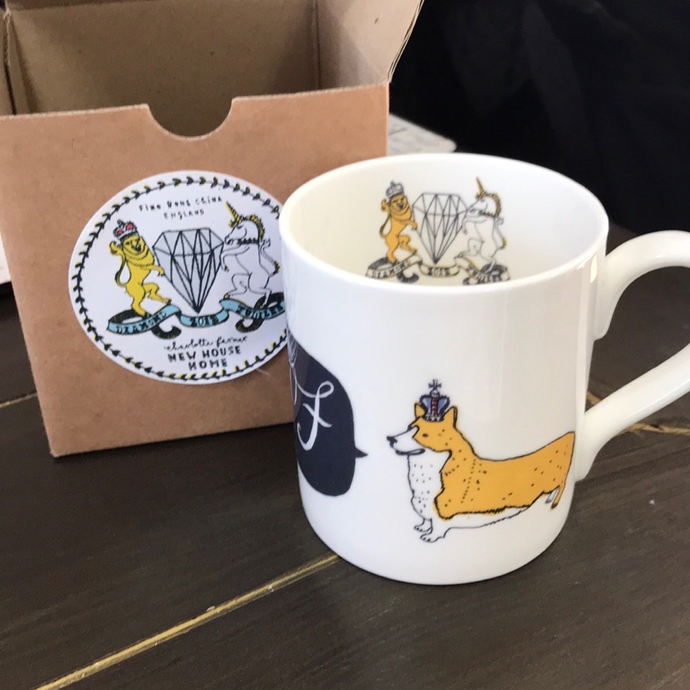 Corgi British Coffee Tea Mug diamond jubilee